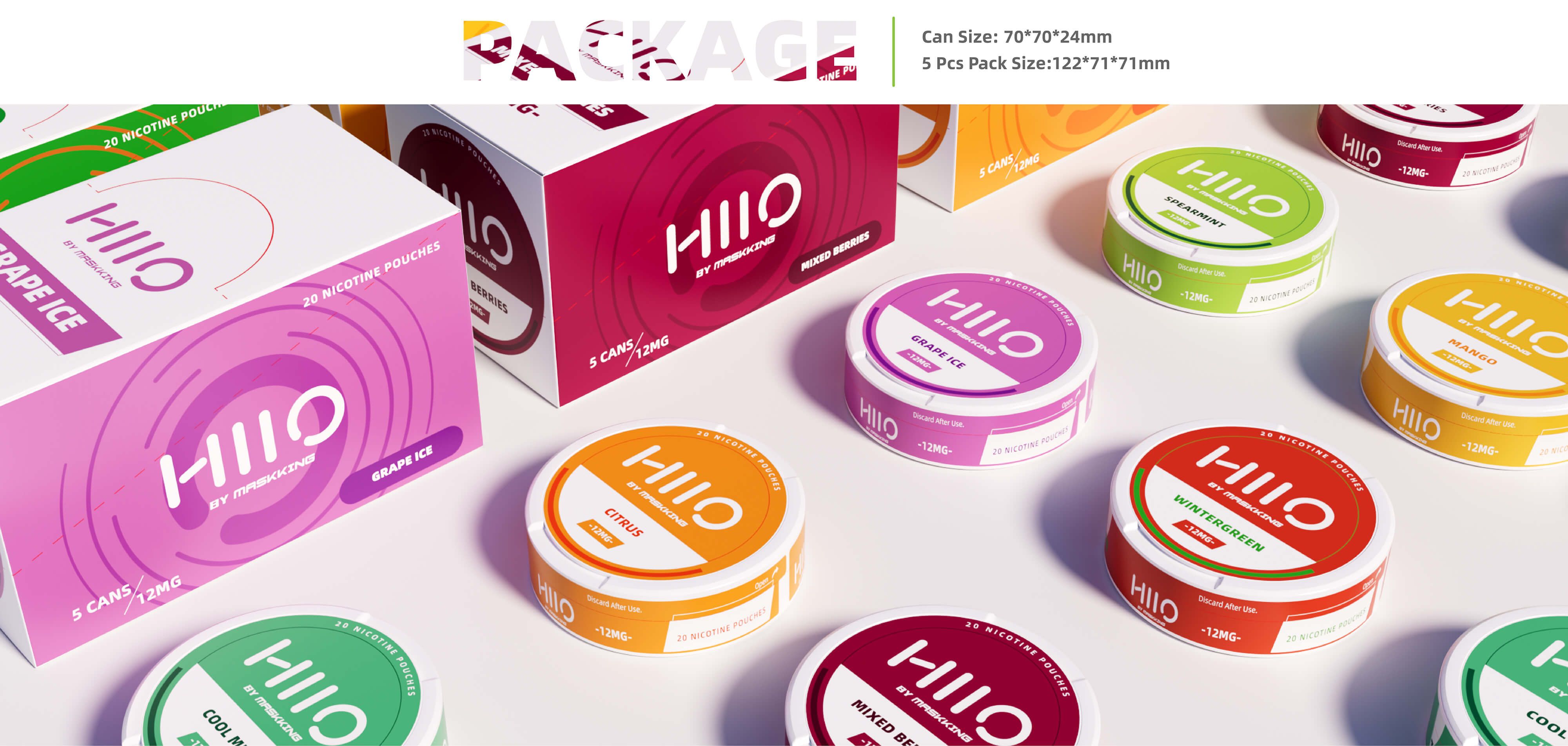 hiio nicotine pouch package