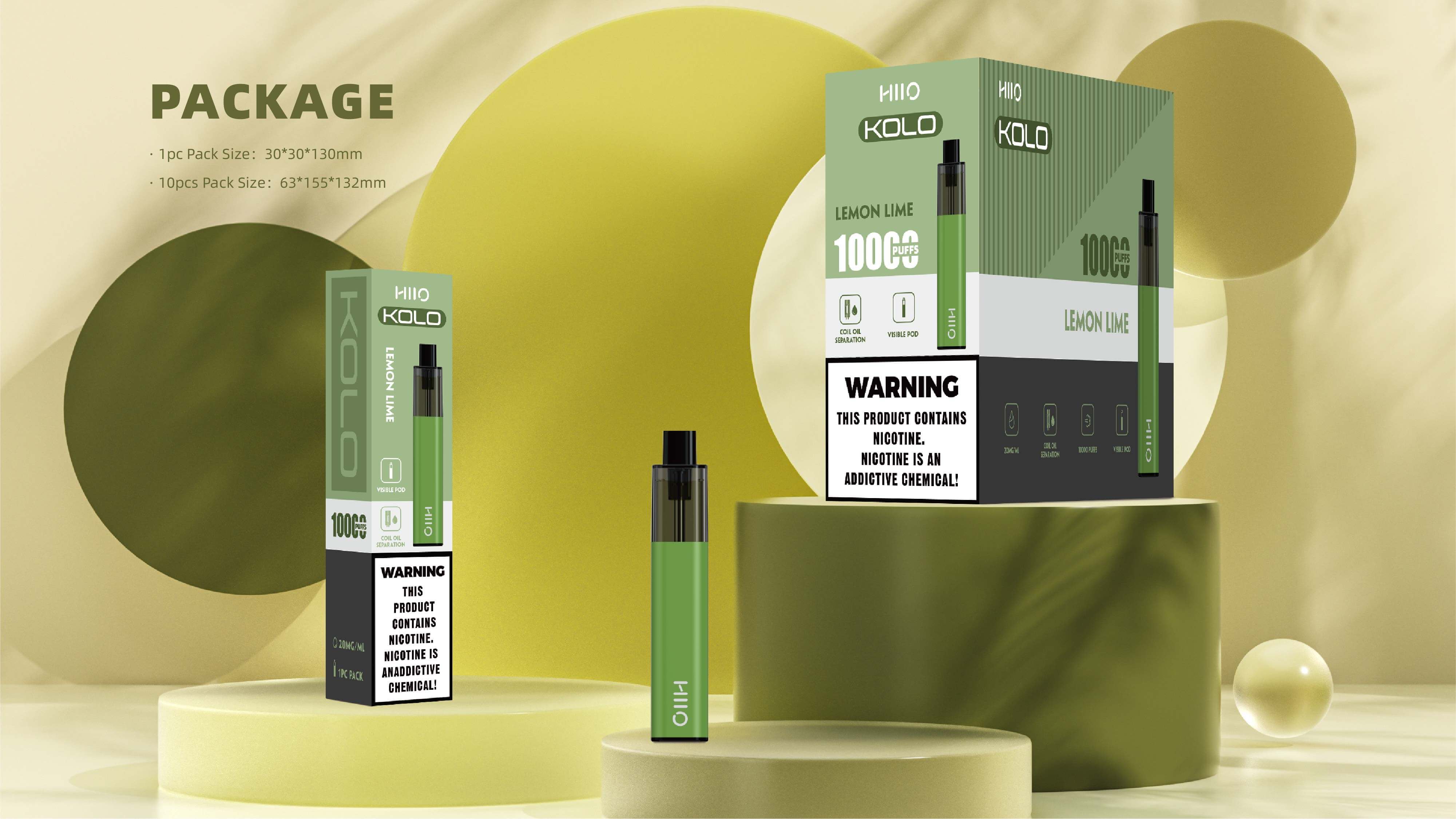 hiio kolo vape package