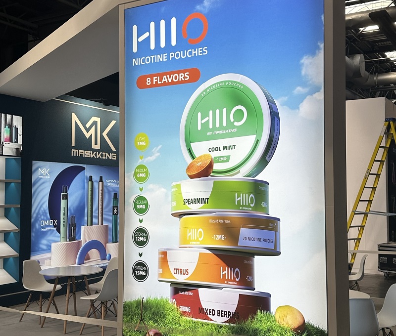 HIIO nicotine pouches at Vaper Expo UK